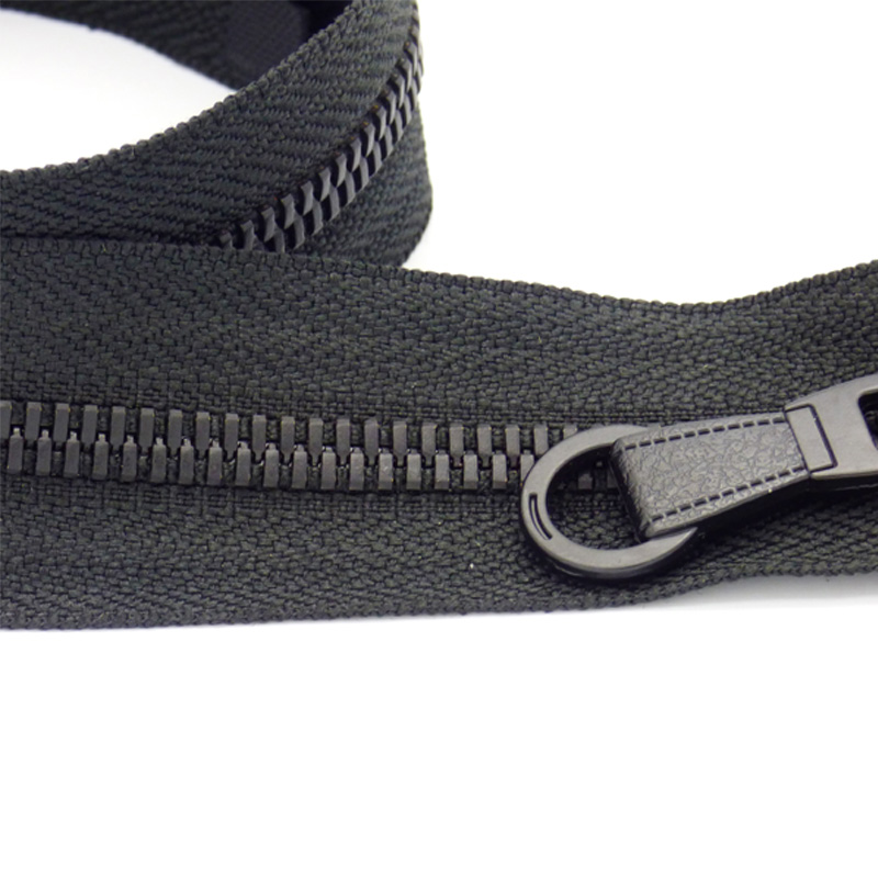 YAB DELZY 8# Matte Black Double teeth copper zipper